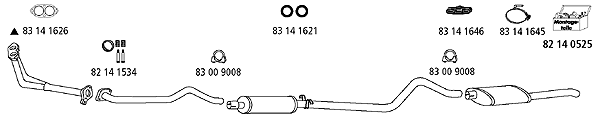 Изпускателна система HJS                 
