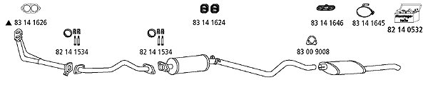 Изпускателна система HJS                 