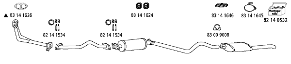 Изпускателна система HJS                 
