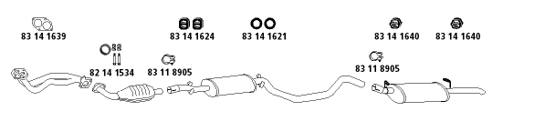 Изпускателна система HJS                 