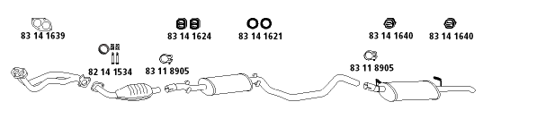 Изпускателна система HJS                 