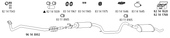 Изпускателна система HJS                 