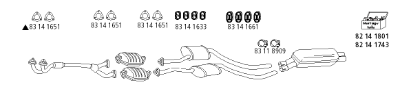 Изпускателна система HJS                 