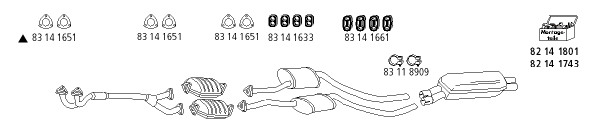 Изпускателна система HJS                 