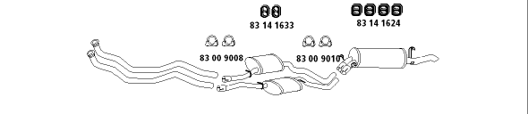 Изпускателна система HJS                 