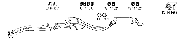 Изпускателна система HJS                 