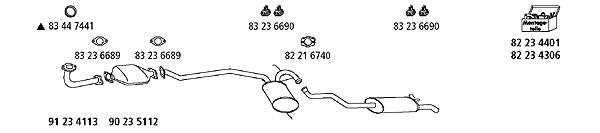 Изпускателна система HJS                 