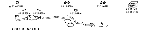 Изпускателна система HJS                 