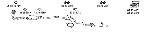 Изпускателна система HJS                 