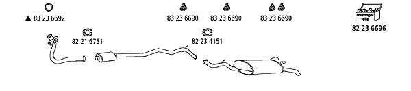 Изпускателна система HJS                 