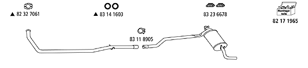 Изпускателна система HJS                 