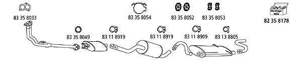Изпускателна система HJS                 