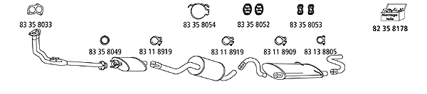 Изпускателна система HJS                 