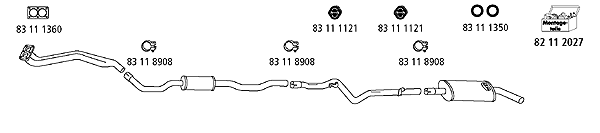 Изпускателна система HJS                 