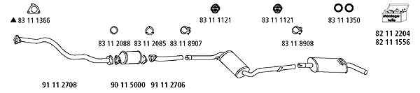 Изпускателна система HJS                 