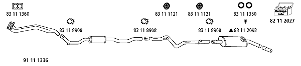 Изпускателна система HJS                 