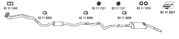 Изпускателна система HJS                 