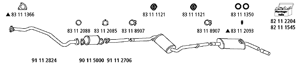 Изпускателна система HJS                 