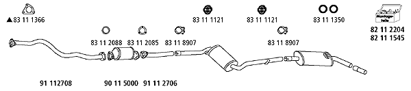 Изпускателна система HJS                 