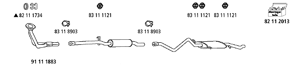Изпускателна система HJS                 