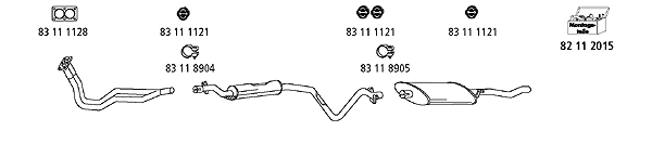 Изпускателна система HJS                 