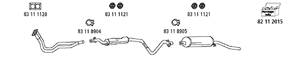 Изпускателна система HJS                 