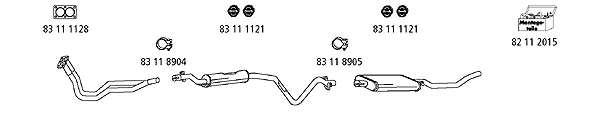 Изпускателна система HJS                 