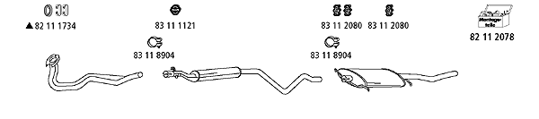 Изпускателна система HJS                 