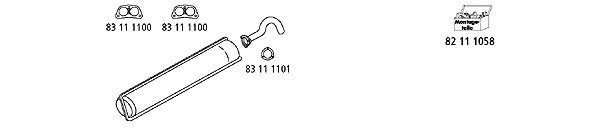 Изпускателна система HJS                 