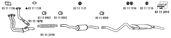 Изпускателна система HJS                 