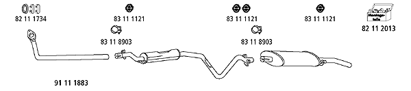 Изпускателна система HJS                 