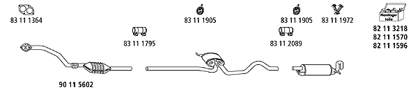 Изпускателна система HJS                 