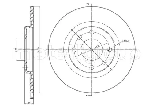 спирачен диск METELLI             