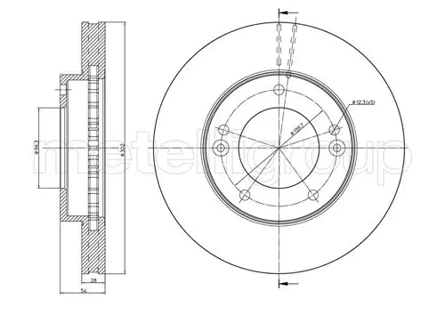 спирачен диск METELLI             