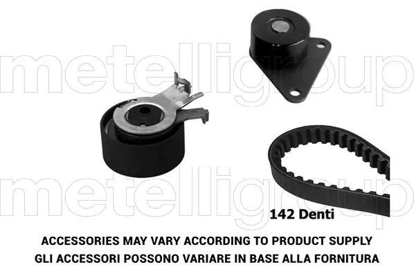 комплект ангренажен ремък METELLI             