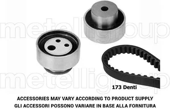 комплект ангренажен ремък METELLI             