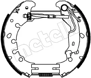 комплект спирачна челюст METELLI             