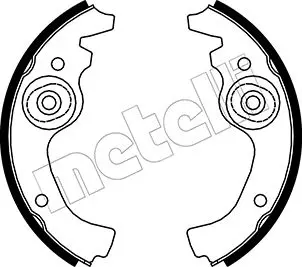 комплект спирачна челюст METELLI             