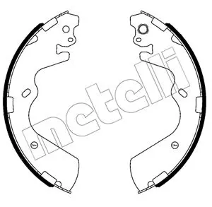 комплект спирачна челюст METELLI             