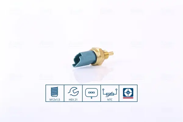 датчик, температура на охладителната течност NISSENS             