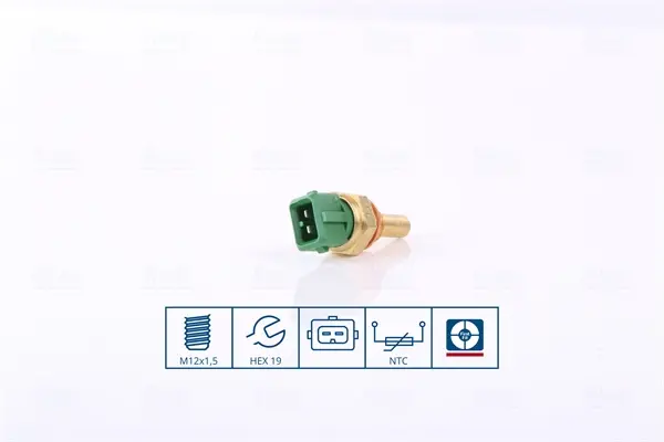 датчик, температура на охладителната течност NISSENS             