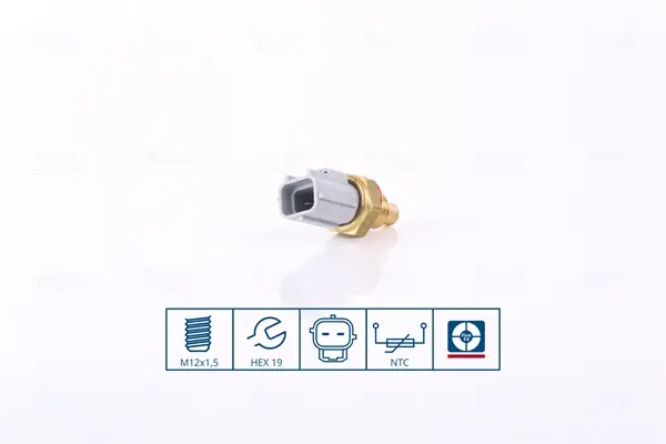 датчик, температура на охладителната течност NISSENS             