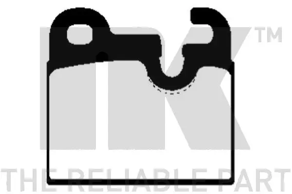 Комплект спирачно феродо, дискови спирачки NK