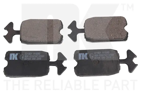 комплект спирачно феродо, дискови спирачки NK                  