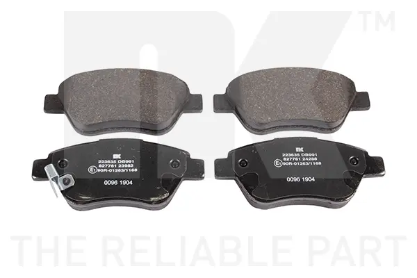 комплект спирачно феродо, дискови спирачки NK                  