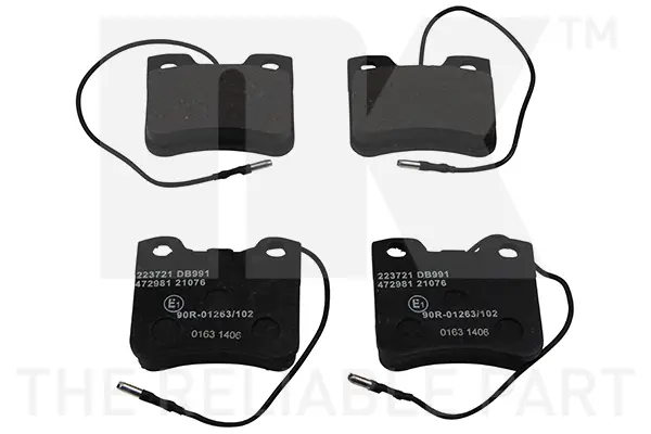 комплект спирачно феродо, дискови спирачки NK                  