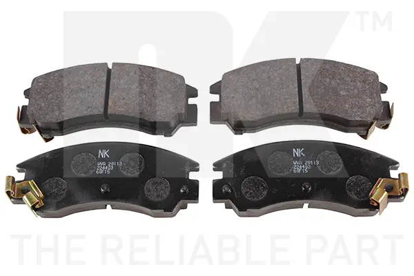 комплект спирачно феродо, дискови спирачки NK                  