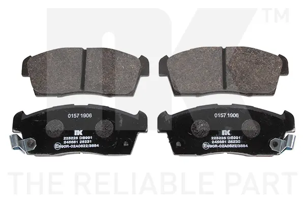 комплект спирачно феродо, дискови спирачки NK                  