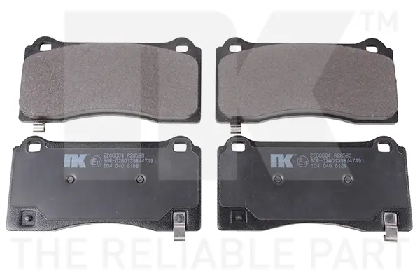 комплект спирачно феродо, дискови спирачки NK                  