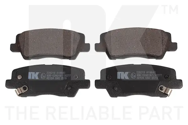 комплект спирачно феродо, дискови спирачки NK                  